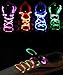 Flammi LED Shoelaces Light Up Shoe Laces with 3 Modes in 5 Colors Flash Lighting the Night for Party Hip-hop Dancing Cycling Hiking
