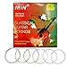 JYsun Classical Guitar Strings 3 full sets Clear Nylon for E-1st B-2nd G-3rd and Nylon Core Silver-Plated Copper Alloy Wound for D-4th A-5th E-6th