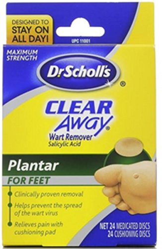 Dr. Scholl's Clear Away Wart Remover Plantar 24 Each (Pack of 2)