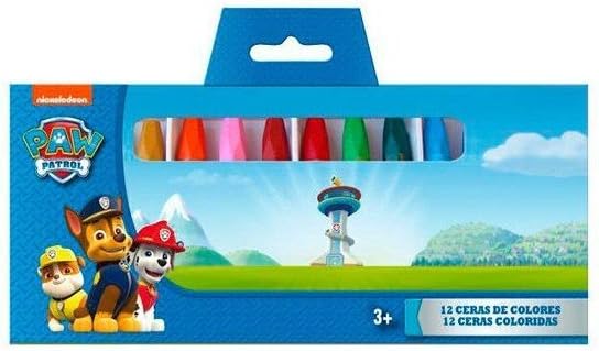 Astro Europa-Paw Patrol Ceras de Colores Caja x12, 0: Amazon.es: Juguetes y juegos