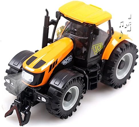 Niubai Pull Back Tractor Model Alloy Metal &amp; Plastic Toy Cars with Sound Music for Children Gift