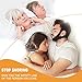 BMBZON Anti Snore Chin Strap,Adjustable Stop Snoring Chin Strap,Reduce sleep stress,Healthy and comfortable sleep assistant for you (FERW)