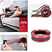 SEAMETAL Car Door Sill Protector Guard , Rear Bumper Protector Guard Universal 10x0.15ft
