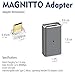 MAGNITTO Reversible Super Magnetic Micro USB Adapter for Android Charging and Data Transfer Fully Compatible with Regular Micro-USB Cables Universal for Samsung Galaxy S3 S4 S6 S7 LG V10 G3 G4 HTC