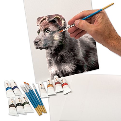 1 Acrylic+Paints+Brushes+Canvas+Ultimate