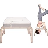 Headstand Bench ,Yoga Headstand Bench for Beginners , Feet Up Trainer Headstand Stool,Inversion Bench,Yoga Chair with Comfort
