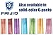 Frijid Colored Aluminum Straws 7-pack - perfect for Stainless Steel Tumblers