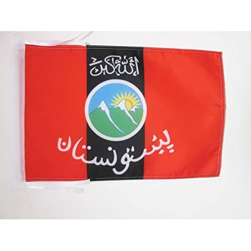 AZ FLAG - Pashtuns Flag - 18'' x 12'' - 100% Polyester Afghans and Pathans Small Banner with Two Cords - Fade Resistant - Vivid Colors - 18x12 in - 45x30 Cm
