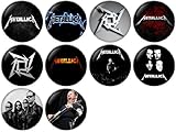 Metallica Pinback Buttons Badges/Pin 1 Inch (25mm) Set of 10 New