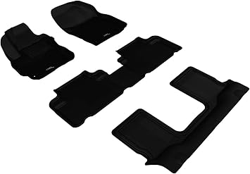 Amazon Com 3d Maxpider L1mz03901509 Complete Set Custom Fit All Weather Floor Mat For Select Mazda5 Models Kagu Rubber Black Automotive