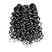Brazilian Curly Weave 4 Bundles Unprocessed Virgin Human Hair Natural Black Kinky Curly Short Hair Extensions 50g/Bundle (8