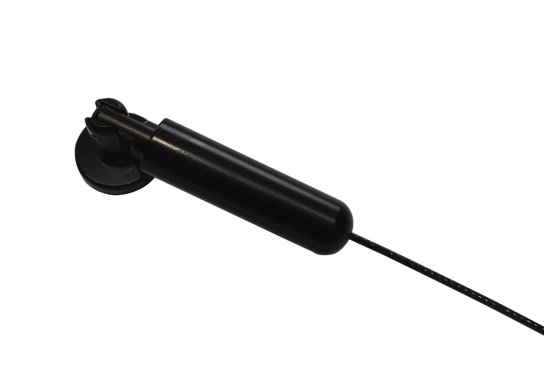 Gardinia Race Rope Tension Set for Wall or Recess Mounting, Length: 5 m, All Mounting Materials Included, Metal/Black Matt