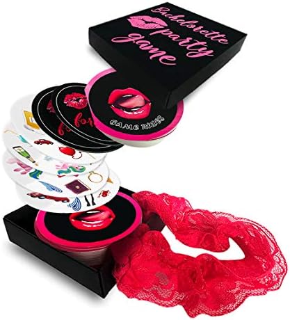 Bachelorette Party Games | 55 Interactive Hilarious Card Games,10 Fun Dare Cards Plus Bridal Leg Garter | Perfect for Bridal Shower or Girls Night Out | Best Bachelorette Party Supplies by VelvetGuru