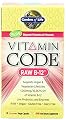 Garden of Life Vitamin Code Raw B-12, 60 Capsules