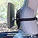 Lusso Gear Baby Backseat Mirror for Car. Largest and Most Stable Mirror with Premium Matte Finish, Crystal Clear View of Infant in Rear Facing Car Seat - Secure and Shatterproof (Gray)