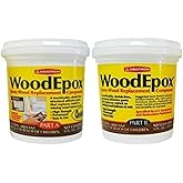 Abatron WoodEpox Kit - 2 Pint - 2-Part Structural Epoxy Adhesive Filler - Wood Filler Putty