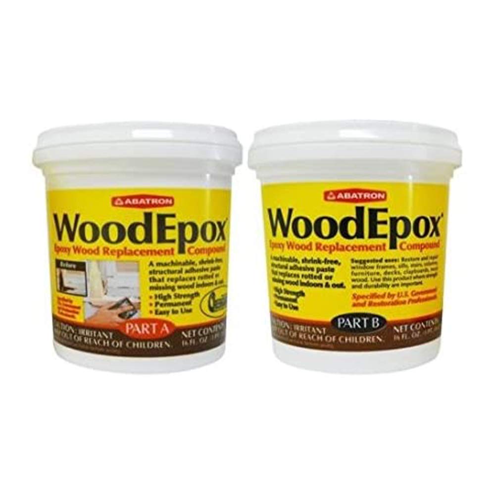 WoodEpox Wood Replacement Compound 2 Pint Kit