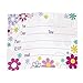 Unique Party Card Floral Invitations (Pack of 8) (20cm x 11cm) (Purple/Pink)