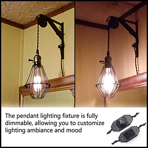 thumbnail interactive-video image 1 of Rattan Plug In Pendant Light Boho Hanging Lights With Plug In Cord 1 of 1