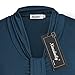 Ninedaily Casual Tops for Women,Blue Long Sleeve Winter Blouse Plus Size XXL Pleated White Shirt Maxi Dressy Tunic Solid Fall Outfits Zumba Dance Dress Tunics for Women