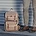 GOgroove Full-size DSLR Camera Backpack Case (Tan) for Photography and Laptop Travel Use w/Accessory Storage Room , Tripod Holder & Weatherproof Rain Cover for Sony a6000 , Canon EOS T6 , Nikon D5500