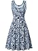 FENSACE Womens Summer Casual Flared Floral Midi Dresses For Women, 18016-3, Medium