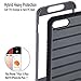 ULAK Compatible with iPhone 8 Plus/iPhone 7 Plus Case, Heavy Duty Shockproof Flexible TPU Bumper Case Durable Anti-Slip Slim Front and Back Hard Protective Cover -Dark Grey