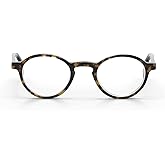 eyebobs - Board Stiff (Narrow) | Premium Reading Glasses for Men and Women | Round Frame for Narrow Faces | Sizes 0.0x - 4.0x