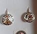 Sterling Silver Made with Swarovski Crystals Clear Round Leverback Earrings, 0.70
