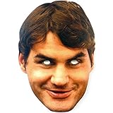 Roger Federer card Board Party Mask