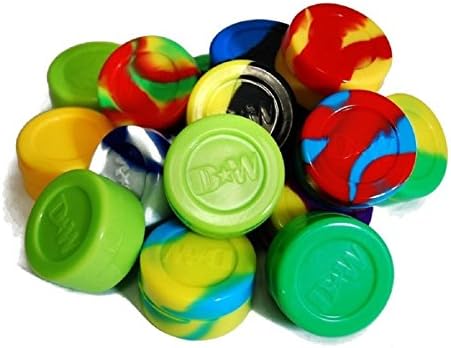 50 Ultimate Non Stick Silicone Oil Kitchen Container Jar Marble Mix + Pin