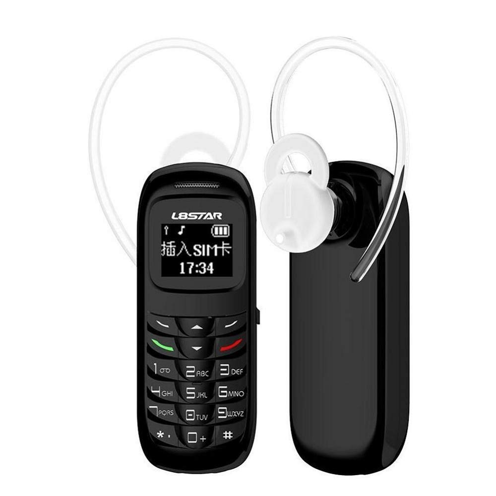 JJA BM70 2020 Latest World Smallest Boss mobile phone 3 in 1 Magic Voice Changer Tiny mini Plastic Credit Card finger Palm size UNLOCKED (Black)