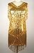20's Great Gatsby Themed Halloween Party Stage Bar Costumes Dresses Adult Gold