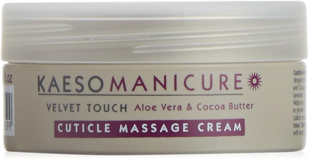 Kaeso Velvet Touch Cuticle Massage Cream 95ml Hydrating Nail Treatment Softening
