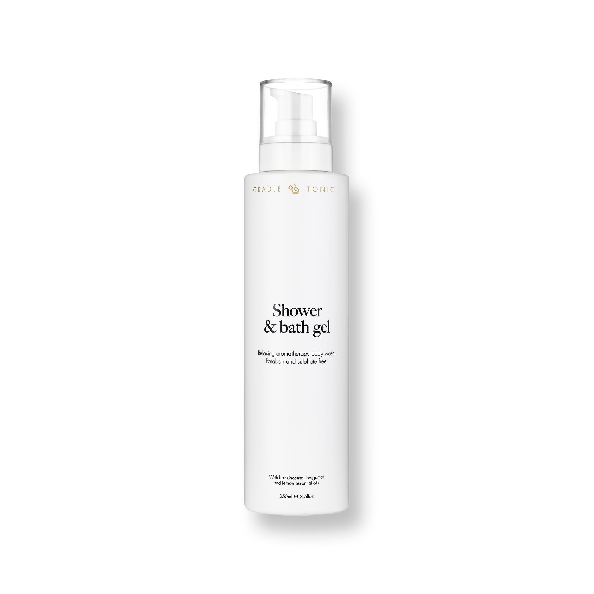 Cradle & Tonic Paraben-Free Pregnancy Body Wash – Hydrating Maternity Shower Gel with Aloe Vera & Bergamot – pH Balanced, Non-Toxic – 250ml