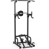 RELIFE REBUILD YOUR LIFE Pull Up Bar Free Standing Power Tower for Home Gym | Dip Station Pull Up Station, Multi-Function Home Fitness Equipment for Pull-Ups, Dips, Push-Ups, Full Body Strength Training