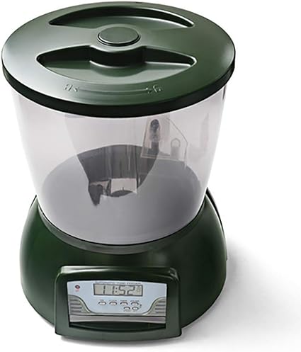 Amazon Com Pond Fish Feeder Automatic Aquarium Fish Feeder