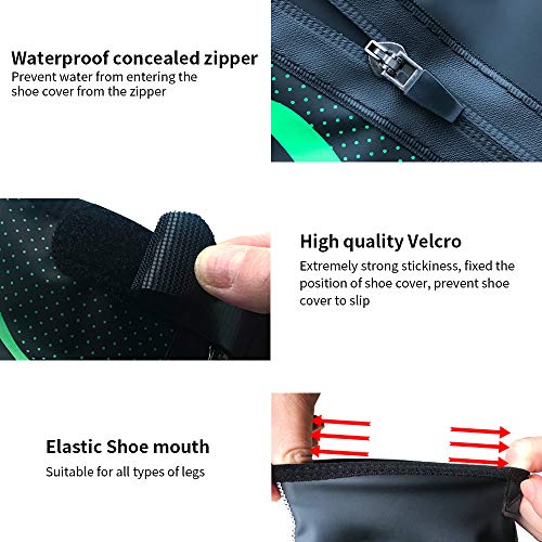 Lipport Cycling Shoe Covers Winter Bike Overshoes Thermal Warm Shoes Cover for Men Women, Road MTB Windproof Bicycle Booties