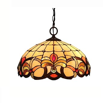 Tiffany Style Pendant Lighting For Kitchen Island Baroque Stained
