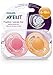 Philips AVENT Freeflow Pacifier BPA, Free Pink/Orange, 6-18 Months (Pack of 2)