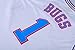 BOROLIN Mens Basketball Jersey Bugs #1 Space Jersey White/Black