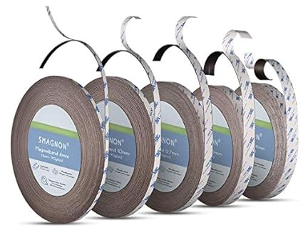 Smagnon® Magnetband selbstklebend mit hochwertigem 3M Kleber| ALLE Größen | Magnetklebestreifen | Fliegengitter Magnet | für 