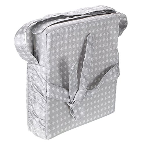 Topwon 3.1 Inch Height Increase Kitchen Chair/High Chair/Booster Seat Cushion Pads for Kids (Grey)