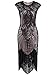 Vijiv 1920's Long Prom Dresses Beaded Sequin Art Nouveau Deco Flapper Dress