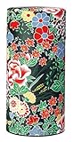 Ryu Mei Hanasato Japanese Tea Canister | Imported Japanese Tea Storage Tin | 202H08 | Flower Garden