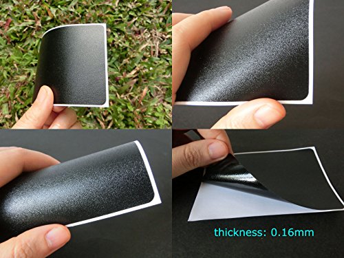 BingoBuy 5-packs Customized Free Cut Trackpad Touchpad Area Decorative Cover Skin Protector Sticker for Dell XPS 15-9550 15-9560 Precision 15-5510 M5510 (matte black)