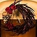 KI Store Halloween Wreath for Door 16-Inch Halloween Decorations for Haunted House Party Trick or Treat