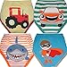MOM & BAB Potty Training Underwear for Toddlers | Free Wet Bag | 3 X Absorbent | Washable Pants | Soft Cotton | Train Faster (Medium)