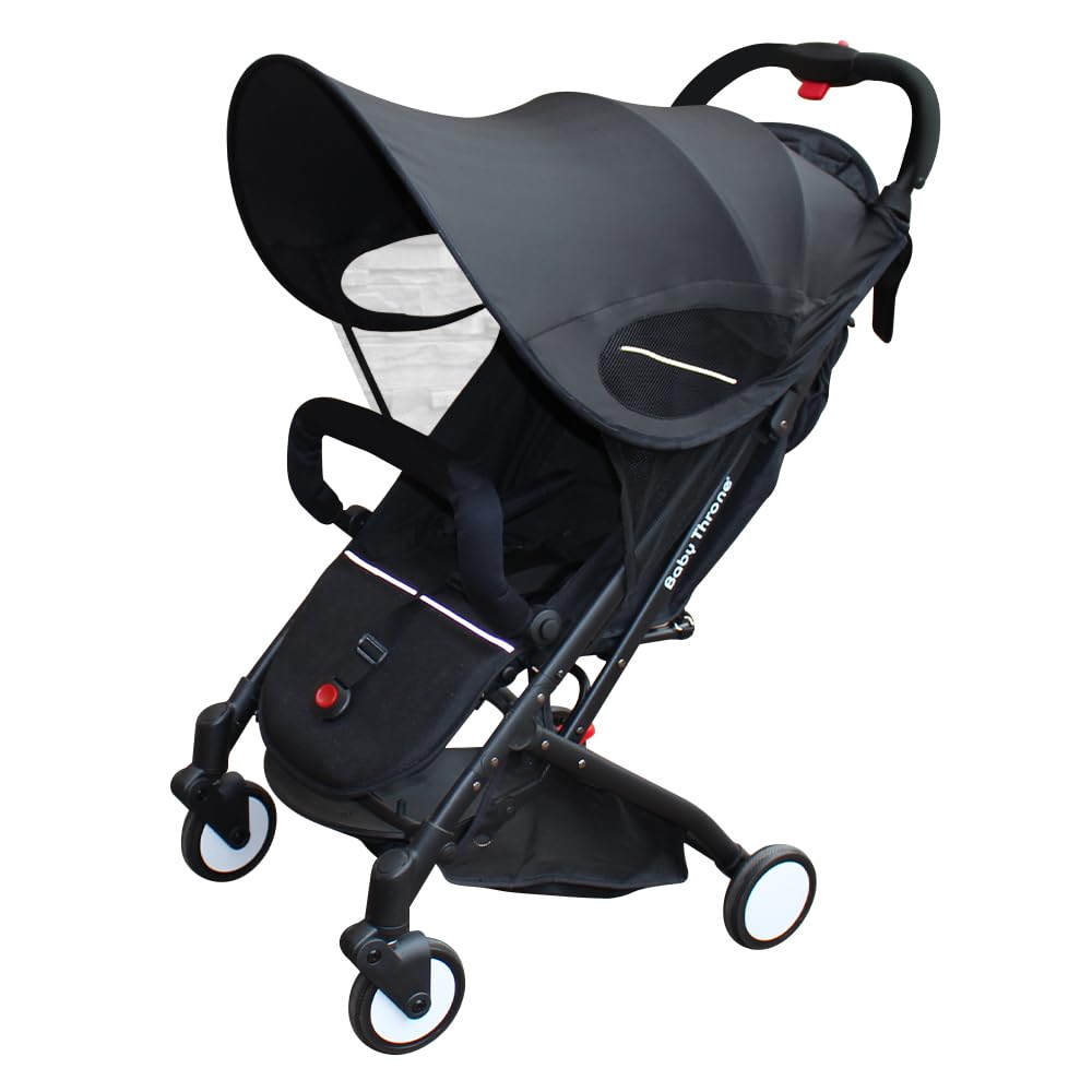 Photo 1 of PandaEar Sun Shade for Baby Stroller Car Seats, Universal Strollers Cover Waterproof Toddler Stroller Canopy Windshield, UPF 40+