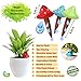 MIMA2672 Terracotta Watering Globes Stakes, Self Watering System Spikes, Automatic Plant Waterer Irrigation Drippers, Plant Watering Wands Indoor Plants, Hanging Pots Outdoor